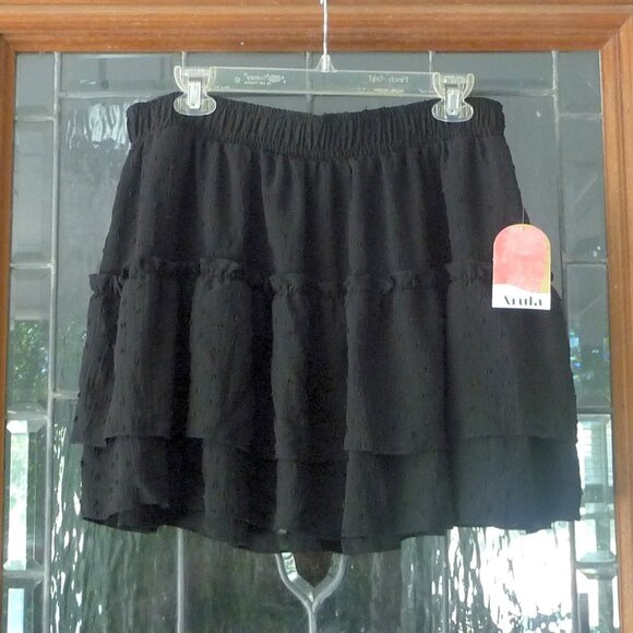 ARULA Ophelia Clip Dot Mini Skirt 1X - Picture 3 of 11